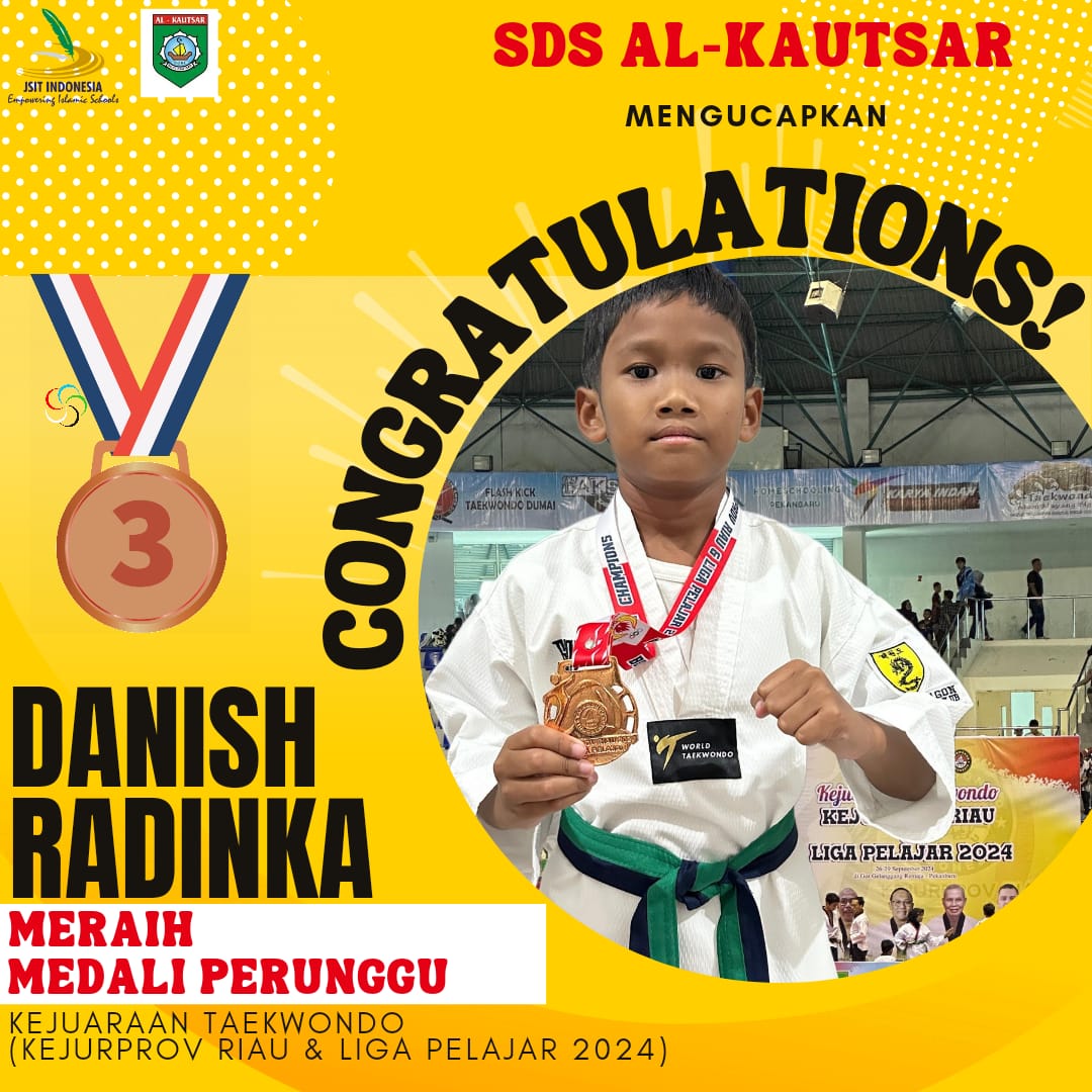 Meraih Mendali Perunggu Kejuaraan Taekwondo (KEJURPROV RIAU & LIGA PELAJAR 2024) Meraih Mendali Perunggu Kejuaraan Taekwondo (KEJURPROV RIAU & LIGA PELAJAR 2024)