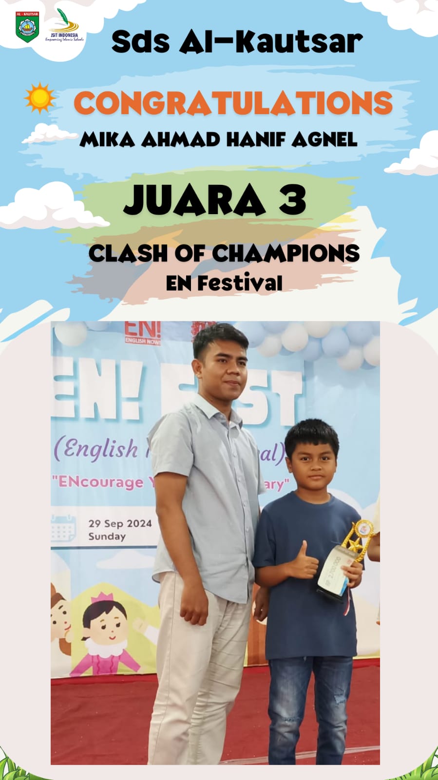 Juara 3 Clash of Champions EN Festival Juara 3 Clash of Champions EN Festival